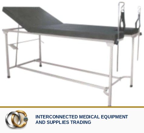 Examination Cum Gynae Table (U-Cut) & Back Rest