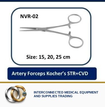 Artery Forceps Kocher's STR+CVD