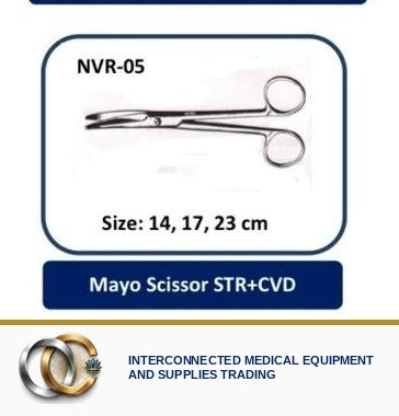 Mayo Scissor STR+CVD