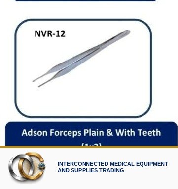 Adson Forceps Plain & With Teeth (1x2)