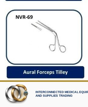 Aural Forceps Tilley