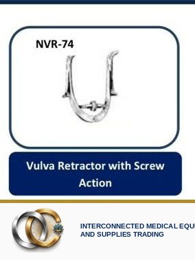 Vulva Retractor with Screw Action